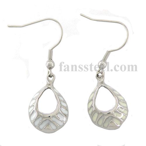 enamel water drop earring FSE14PR3 - Click Image to Close
